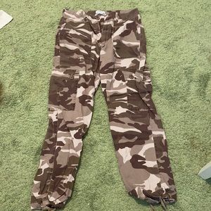 UO camo utility pants